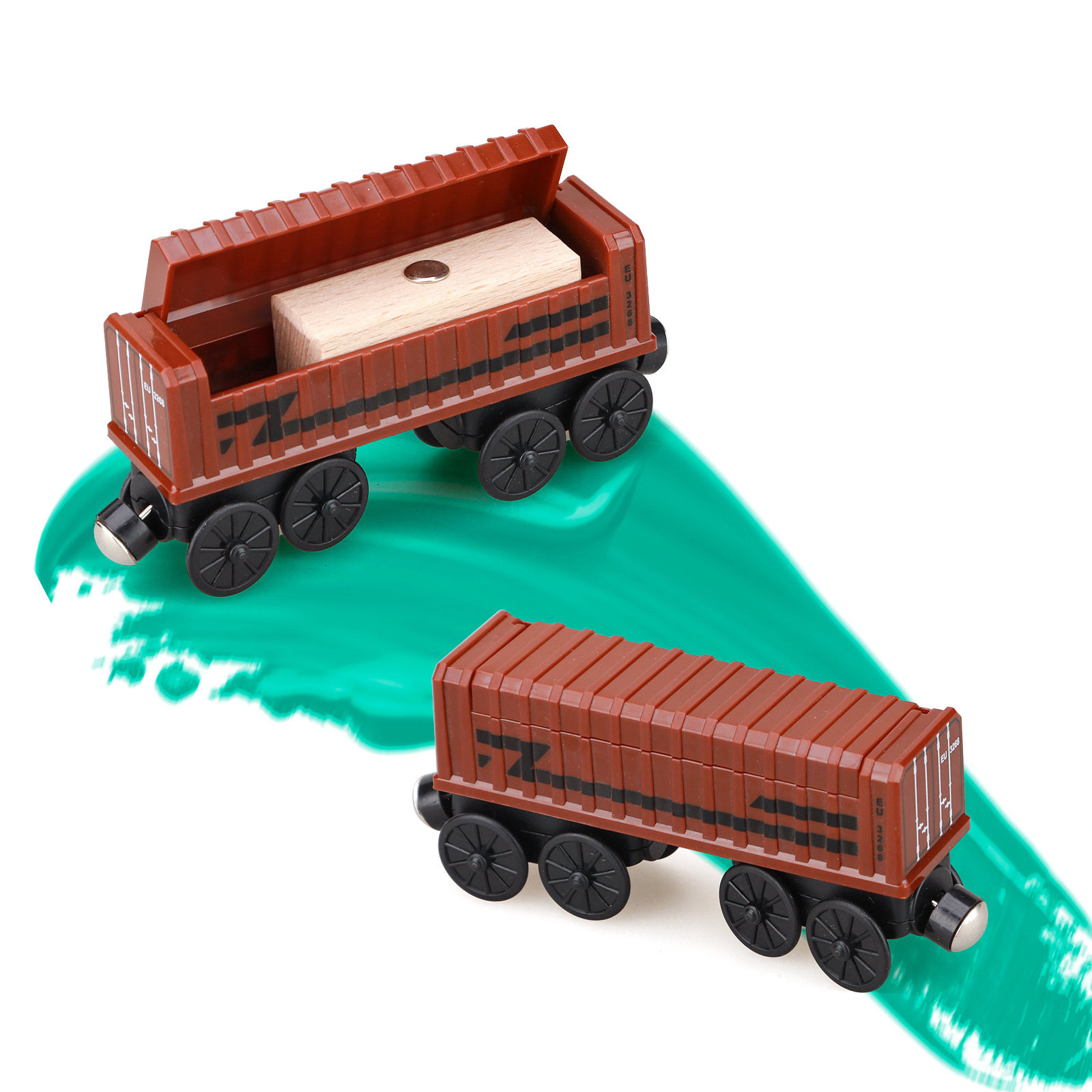 Eight-Wheel Electric Train Set - Image 4