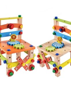 Children's Chair Building Block Toys