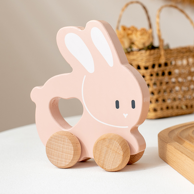 Children's Log Inertia Trolley Educational Toys - Image 6
