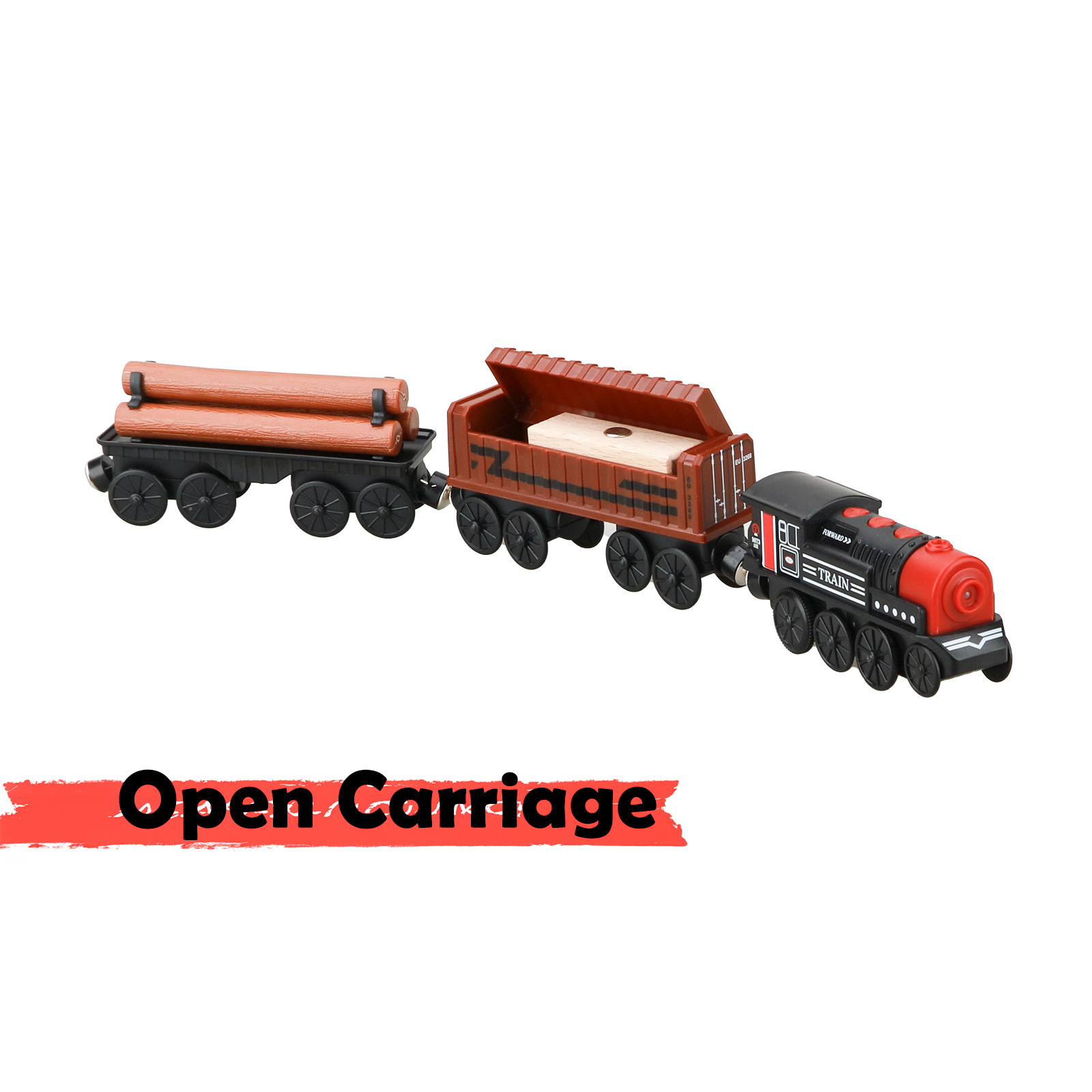 Eight-Wheel Electric Train Set - Image 3