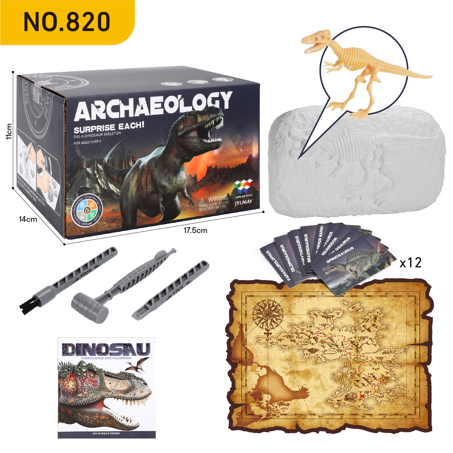 Assembled Dinosaur DIY Children's Blind Box Educational Toy - Image 6