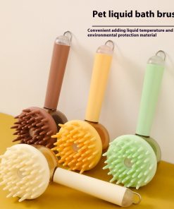Massage Brush For Pets Silicone Bath Brush