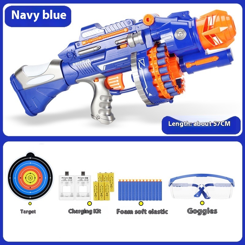 Electric Continuous Hair Space Soft Bullet Gun Toy - Image 8