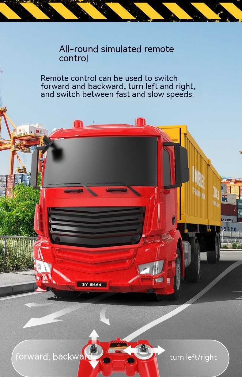 E664 Remote Control Engineering Vehicle Container - Image 4