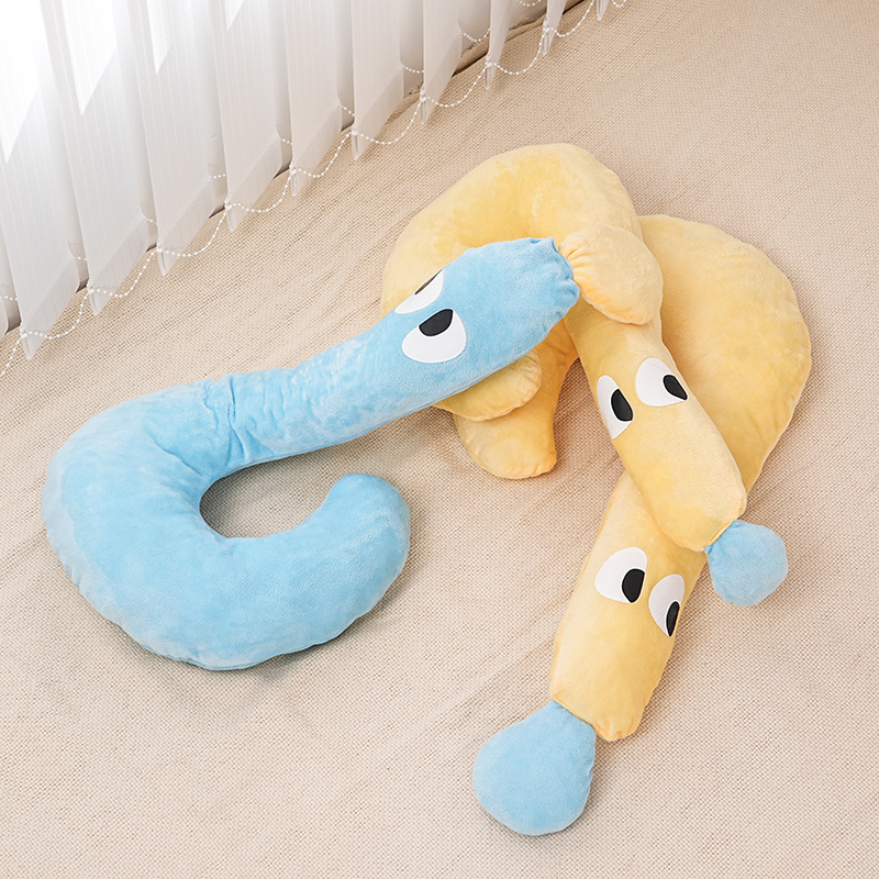 Cat Sleeping Moon Pillow - Image 3