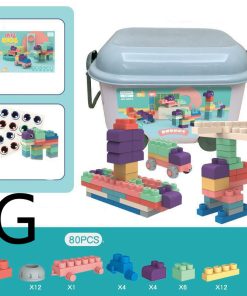 Large-particle Educational Baby Toy Soft Rubber Building Blocks