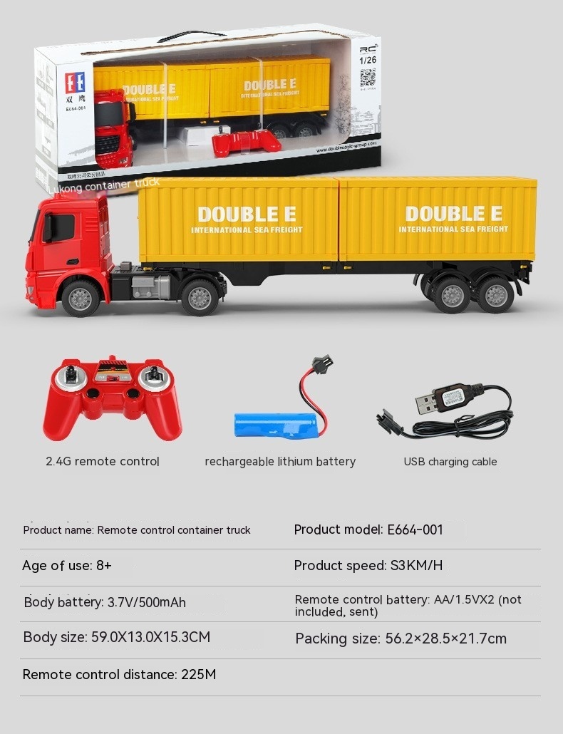 E664 Remote Control Engineering Vehicle Container - Image 5