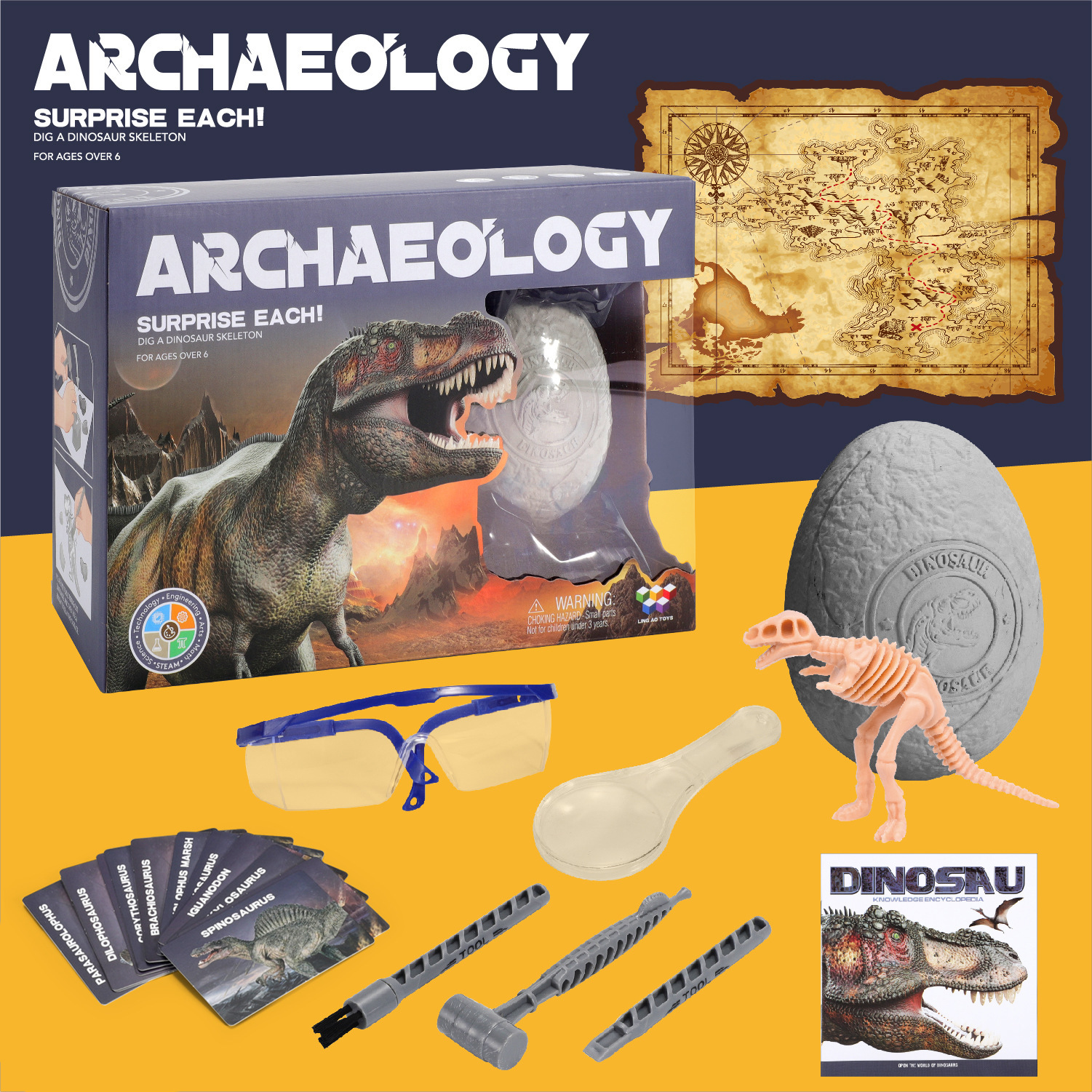 Assembled Dinosaur DIY Children's Blind Box Educational Toy - Image 2