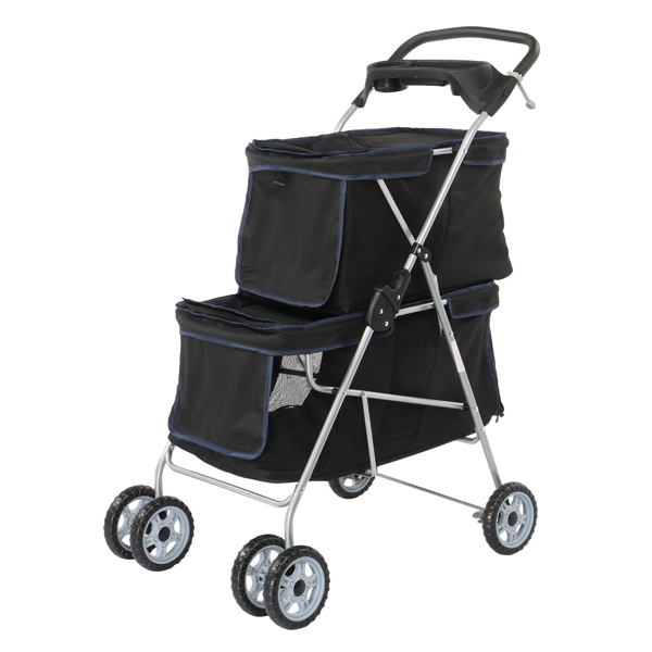 4-wheeled Double-decker Style, Pet Strollers - Image 2