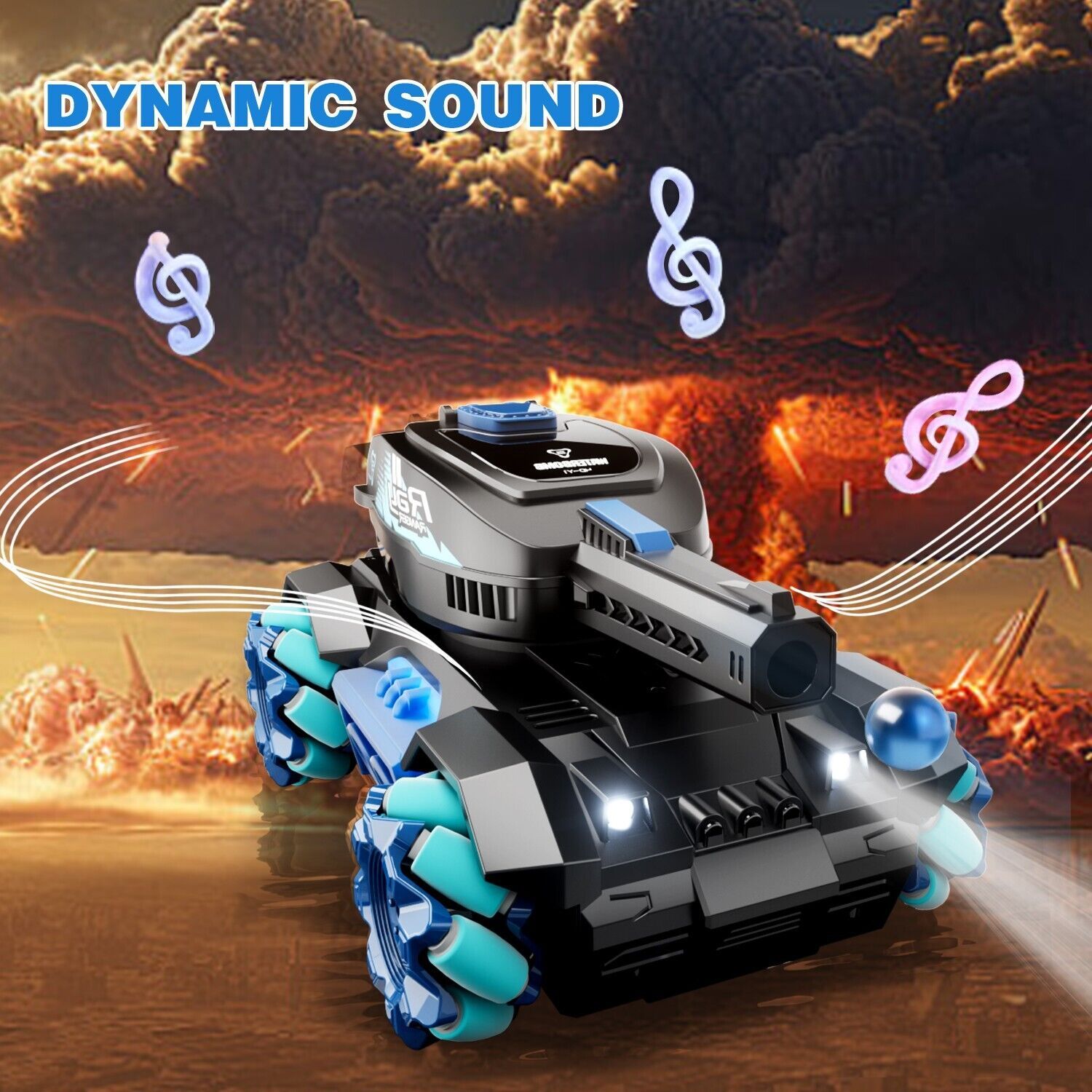 4WD RC Tank Remote Control Car Toy - Image 5