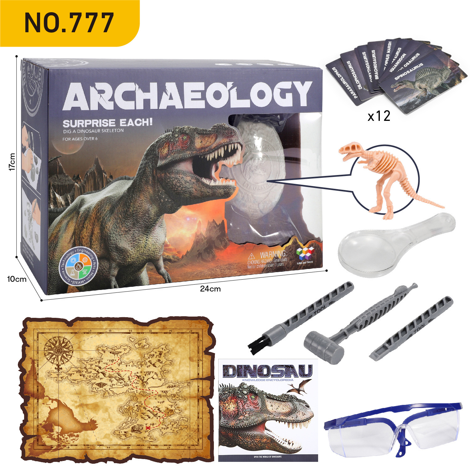 Assembled Dinosaur DIY Children's Blind Box Educational Toy - Image 3