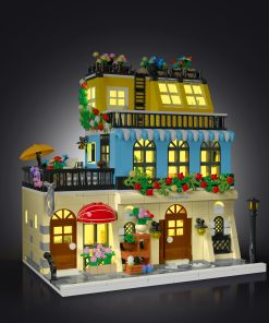 Coffee Restaurant Assembled Building Block Toys