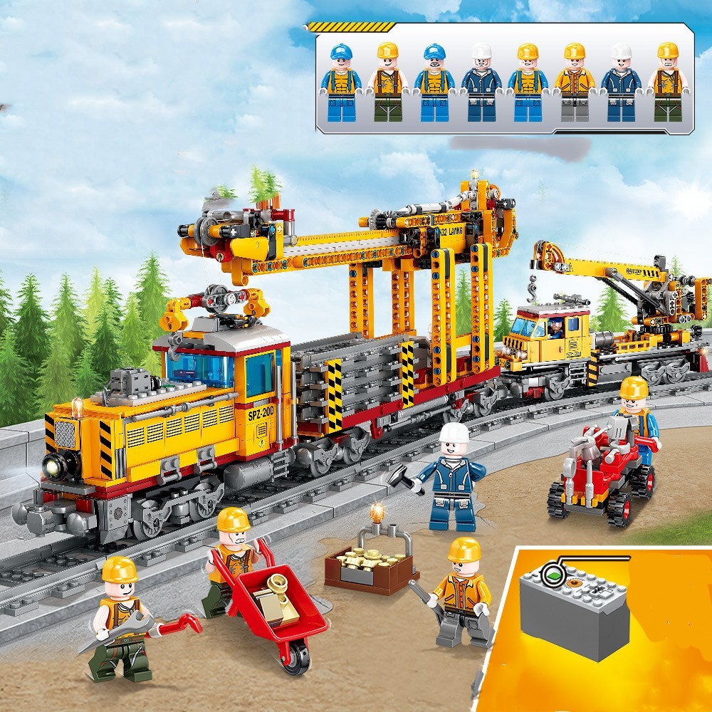 Military Electric Train Track Set
