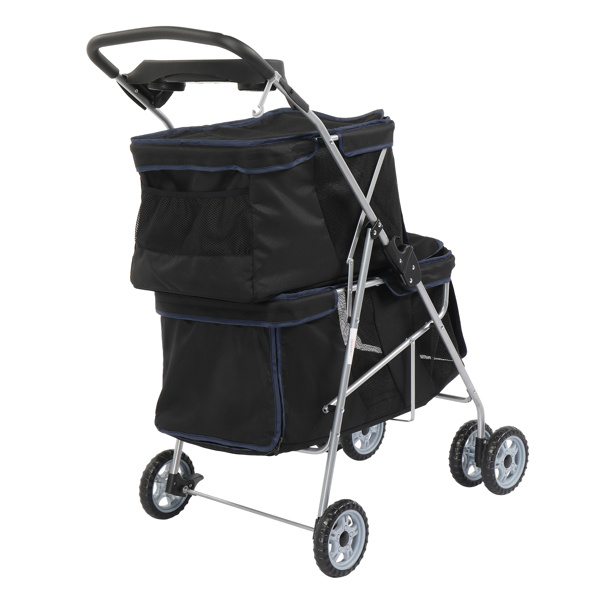4-wheeled Double-decker Style, Pet Strollers - Image 4