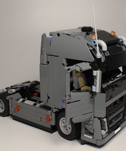 Truck Trailer Building Block Model Toy Set