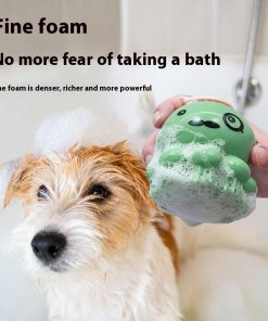 Pets Shower Brush Silicone Bath Massage Comb