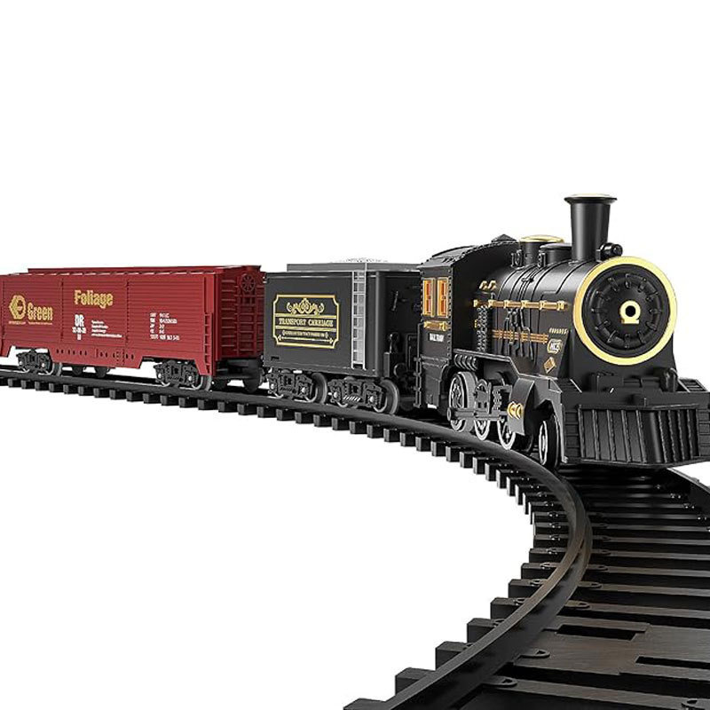 Simulation Electric Track Toy Retro Christmas Steam Train - Image 4