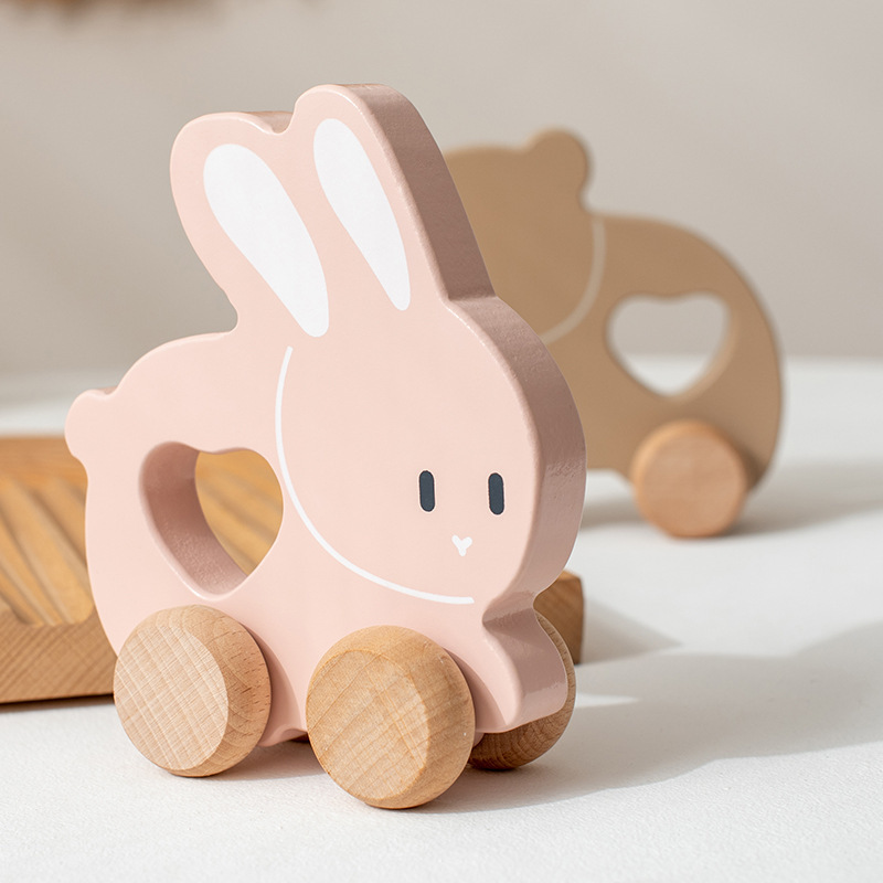 Children's Log Inertia Trolley Educational Toys - Image 5