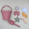 Kids Ocean-Themed Silicone Beach Playset