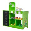Wooden Play Market Stand With Cash Register