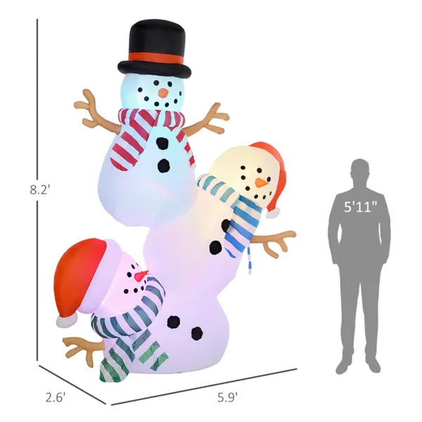 Christmas Snowman Holiday Ornament - Image 2