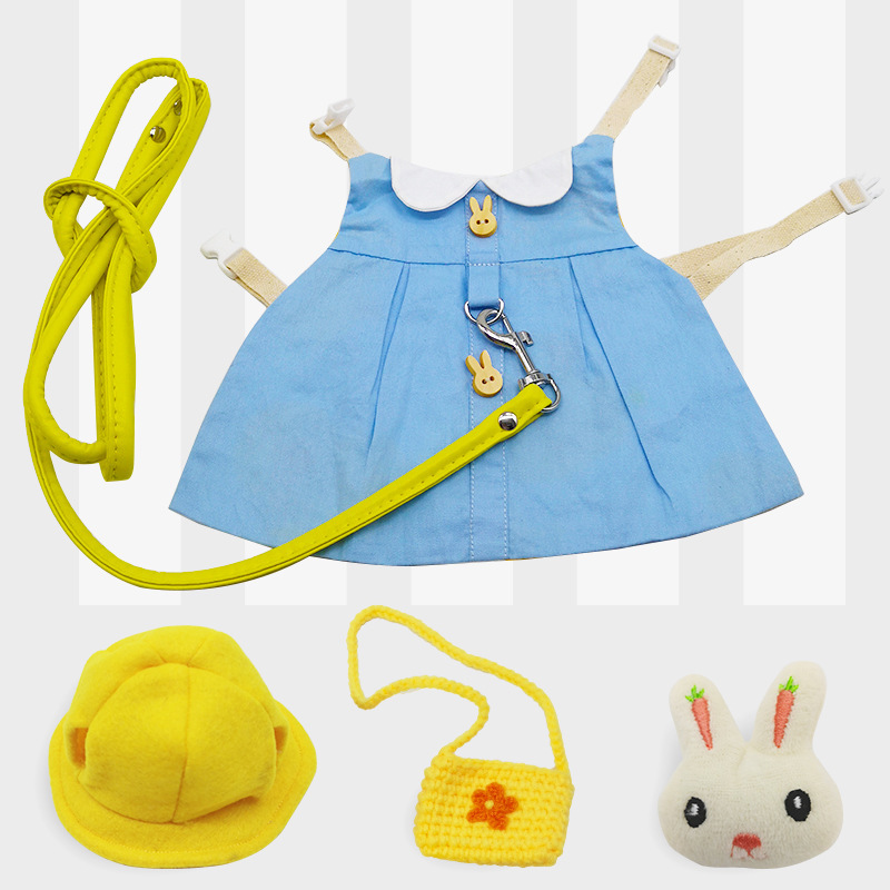 Pet Bunny Clothes Bunny Lop-eared Rabbit Ornaments - Image 5