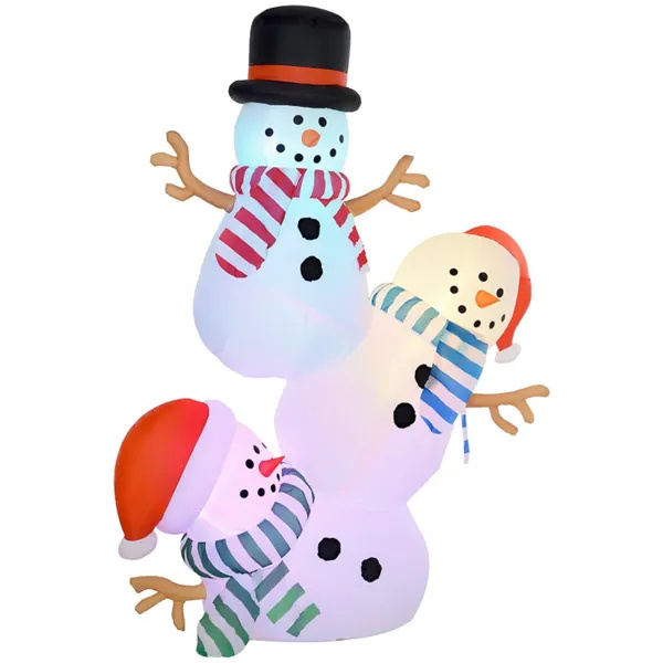 Christmas Snowman Holiday Ornament - Image 4