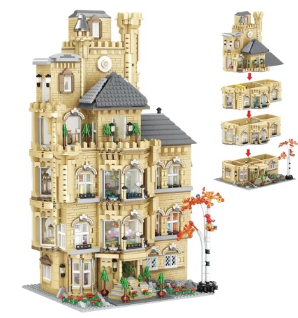 Children's Puzzle Assembled Toy Castle - Image 4