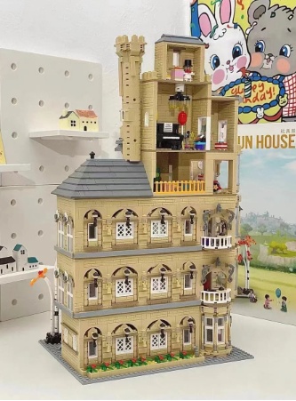 Children's Puzzle Assembled Toy Castle - Image 6