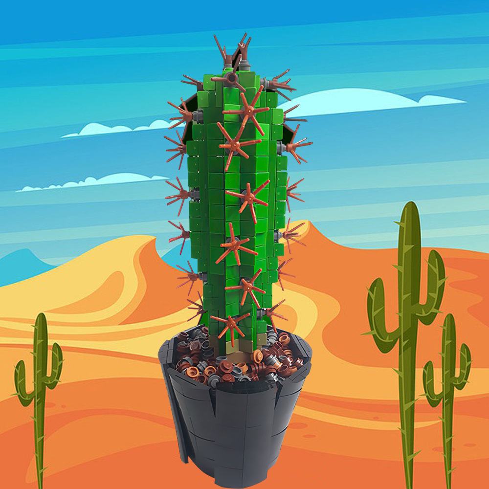 Cactus Potted Building Blocks