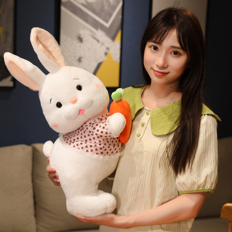 Carrot Rabbit Plush Toy - Image 9