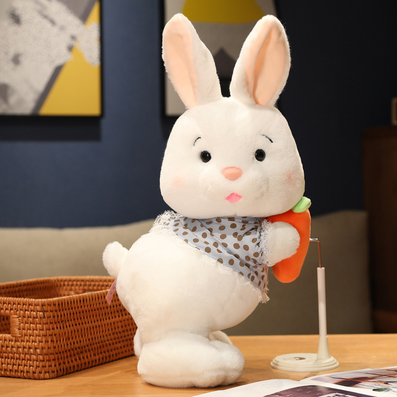 Carrot Rabbit Plush Toy - Image 10