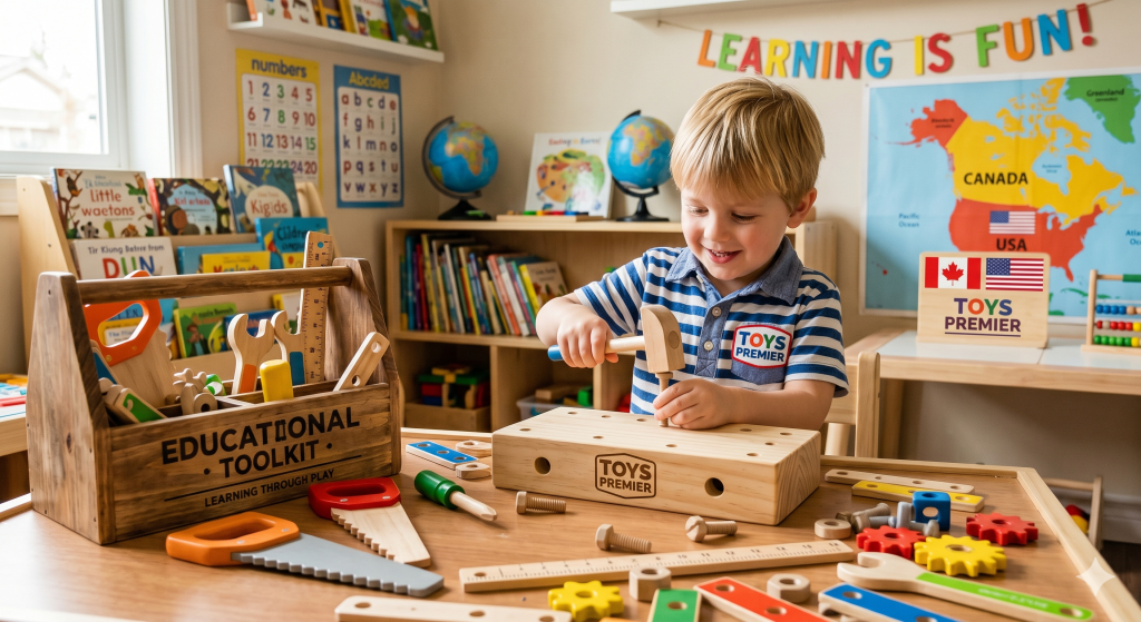 Wooden Toolset for Kids